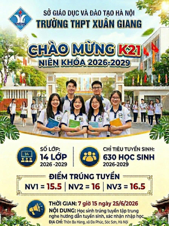 Thông báo điểm trúng tuyển vào 10 năm học 2026-2027